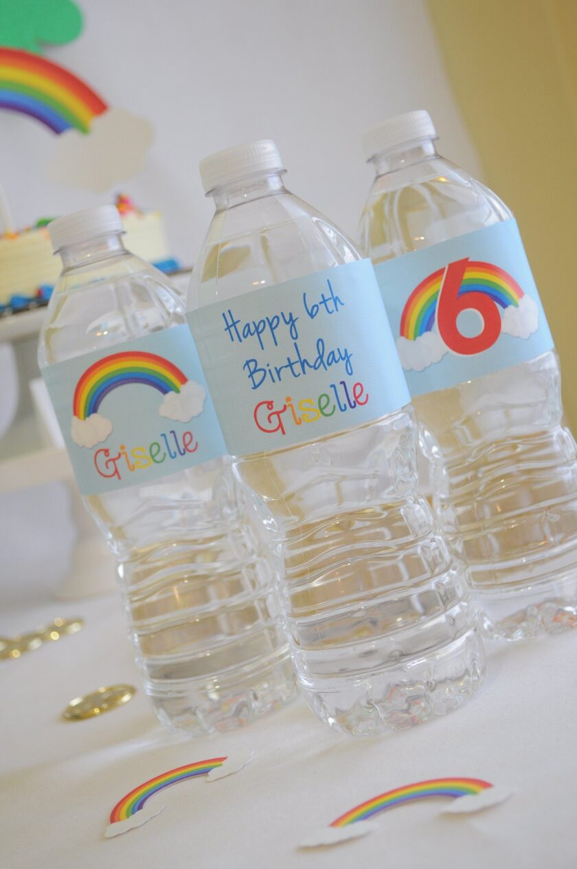 Rainbow Birthday Party Decor Set - Image 3
