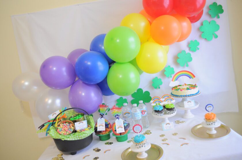 Rainbow Birthday Party Decor Set - Image 5