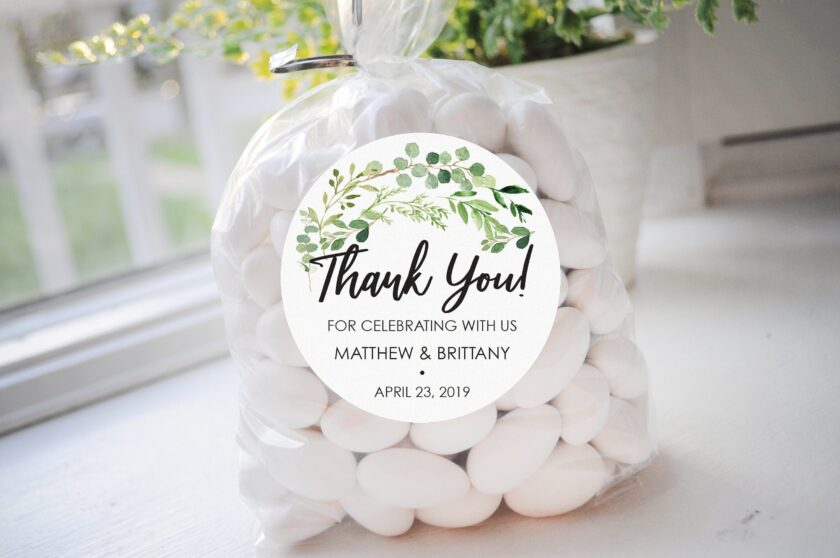 thank you stickers set of 24 - Image 2