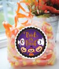 Halloween party favor stickers set of 24