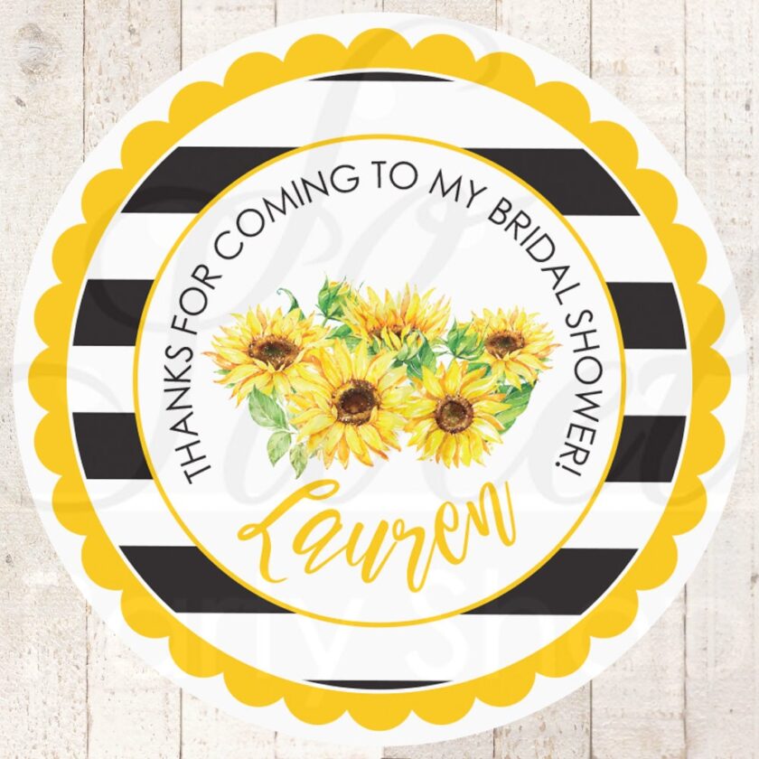 Wedding Favor Sticker Set
