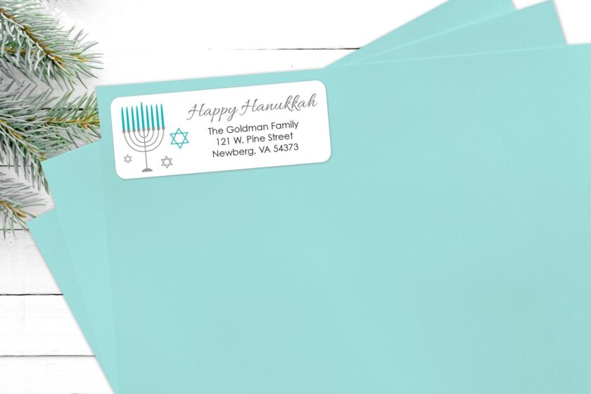 Holiday Address Labels Set of 60