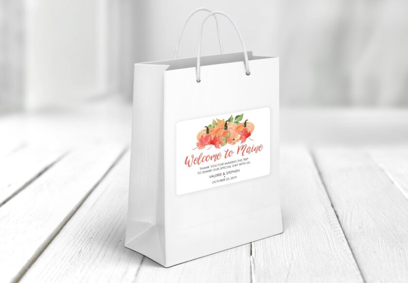 welcome bag stickers - set of 12 - Image 2