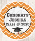 graduation party favors stickers set of 24 - Image 2