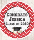 graduation party favors stickers set of 24 - Image 3