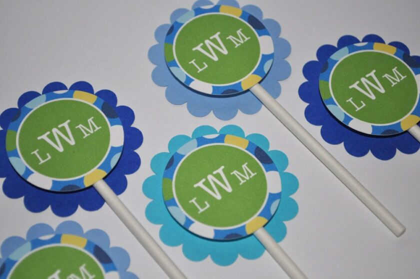 Birthday Party Sticker Labels Set