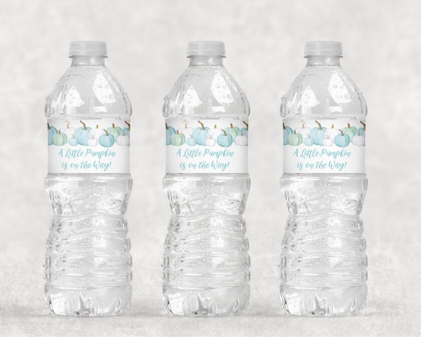 Baby Shower Water Bottle Labels Set of 10