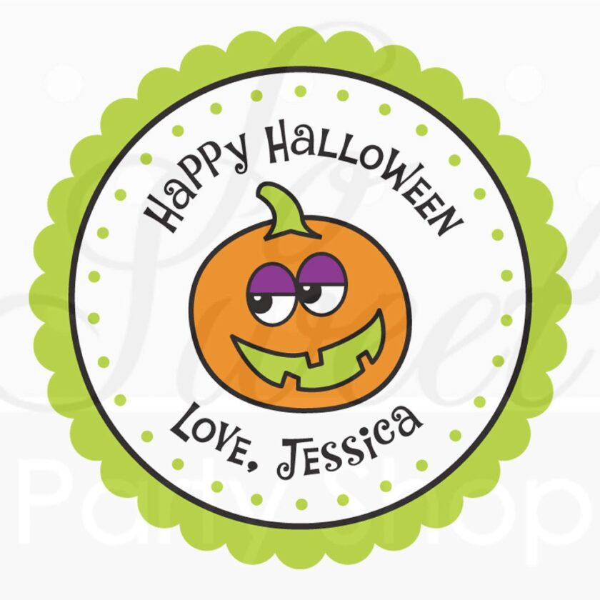 Halloween Party Favor Sticker Set