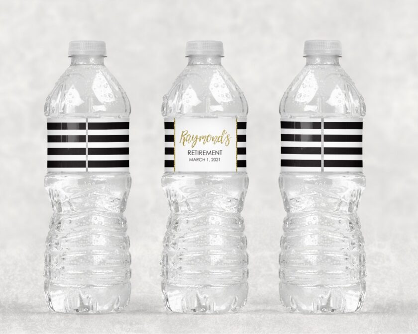 Retirement Party Drink Labels Set