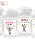Birthday Party Favor Labels Set of 30 - Image 2