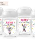 Birthday Party Sanitizer Labels Set of 30 - Image 2