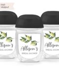 wedding favor hand sanitizer labels set of 30