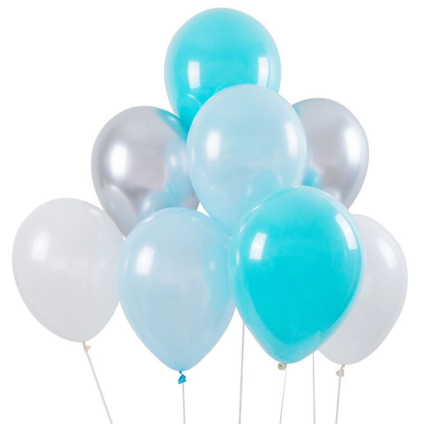 Multi-color latex balloons for celebration