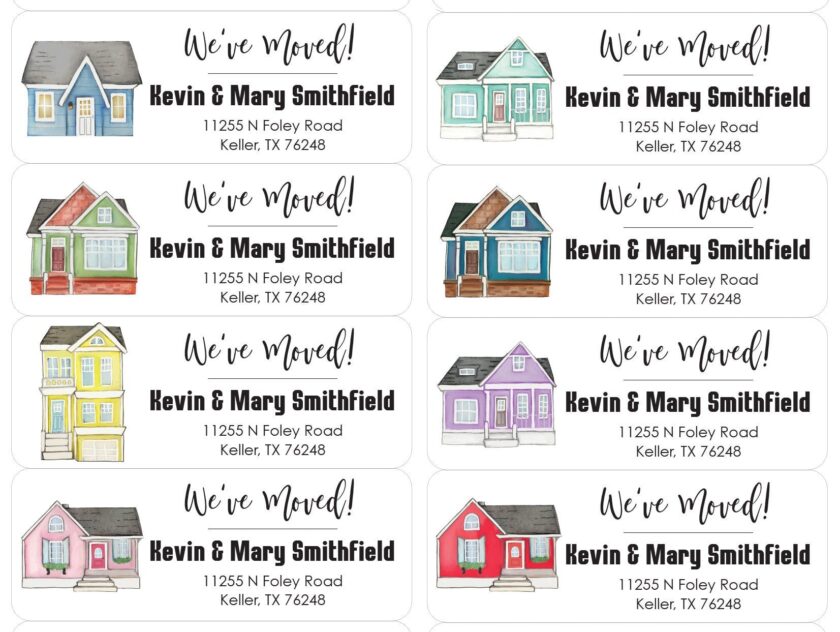 Home Return Address Labels Gift Set - Image 2
