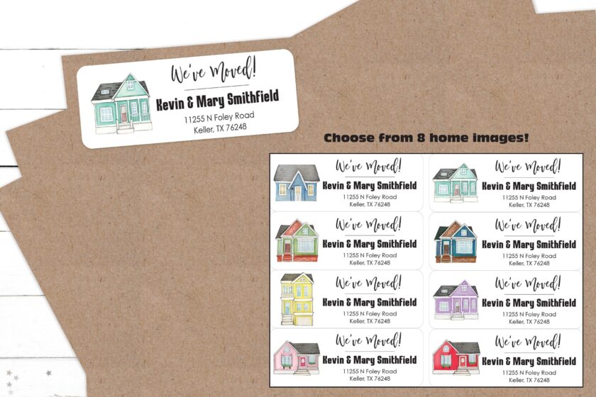 Home Return Address Labels Gift Set - Image 3