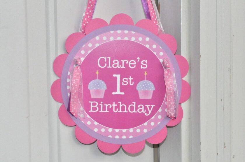 girl's birthday sticker set