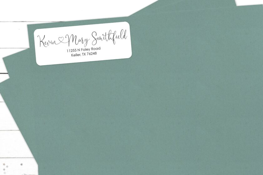 address labels return address stickers custom address labels mailing labels envelope seals set of 60