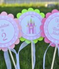 Princess Theme Beverage Wraps Set of 10