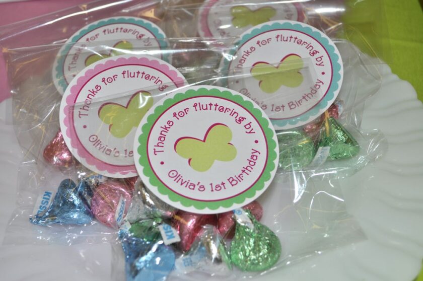 birthday decoration stickers flower butterfly set - Image 2