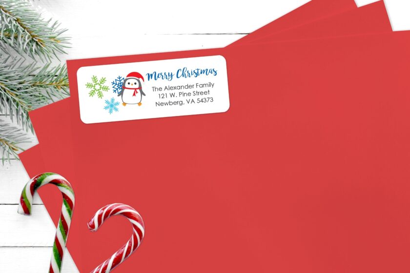 Christmas Address Labels Set
