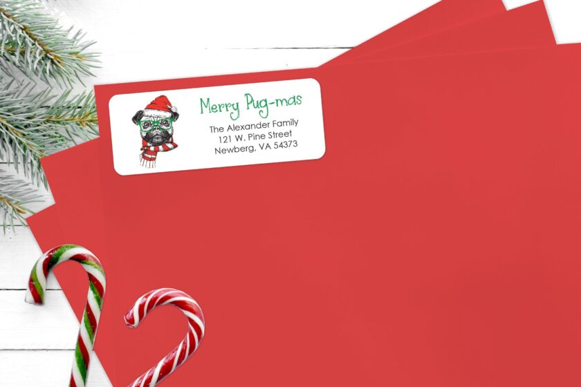 Christmas Address Labels Set