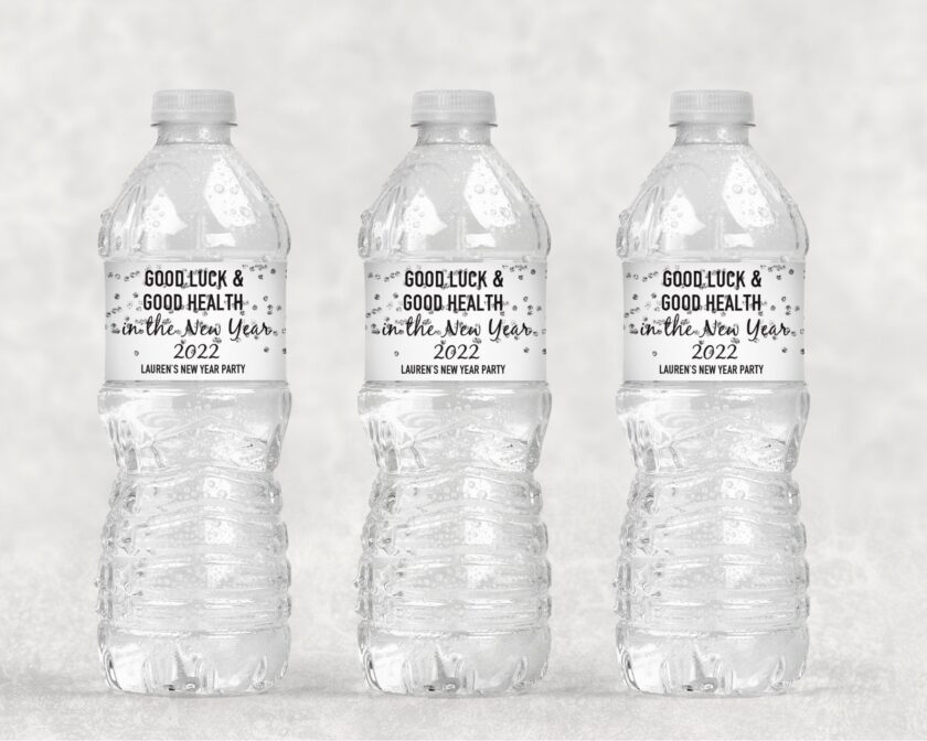New Year's Beverage Labels - Set of 11
