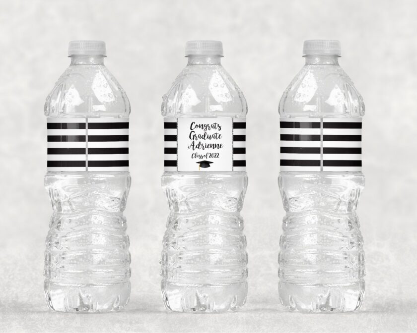personalized water bottle labels set