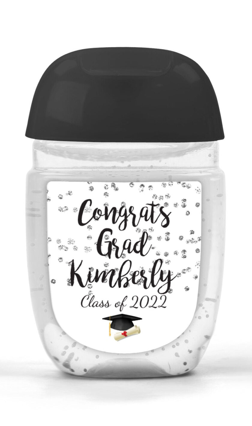 graduation hygiene labels set of 30