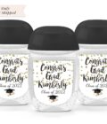 Graduation Sanitizer Labels Set of 30