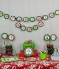 Winter Birthday Party Favor Sticker Labels Set of 24 - Image 2