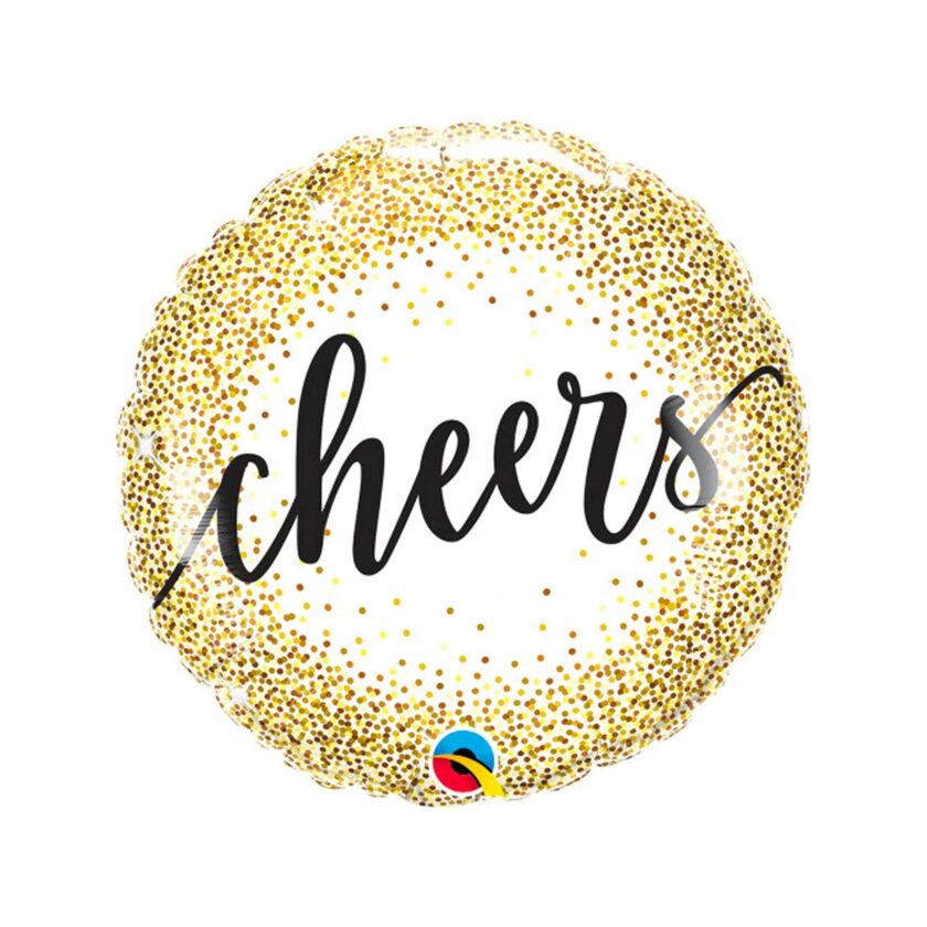 Gold Polka Dot Foil Balloon