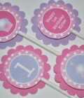 girl's birthday sticker set - Image 4