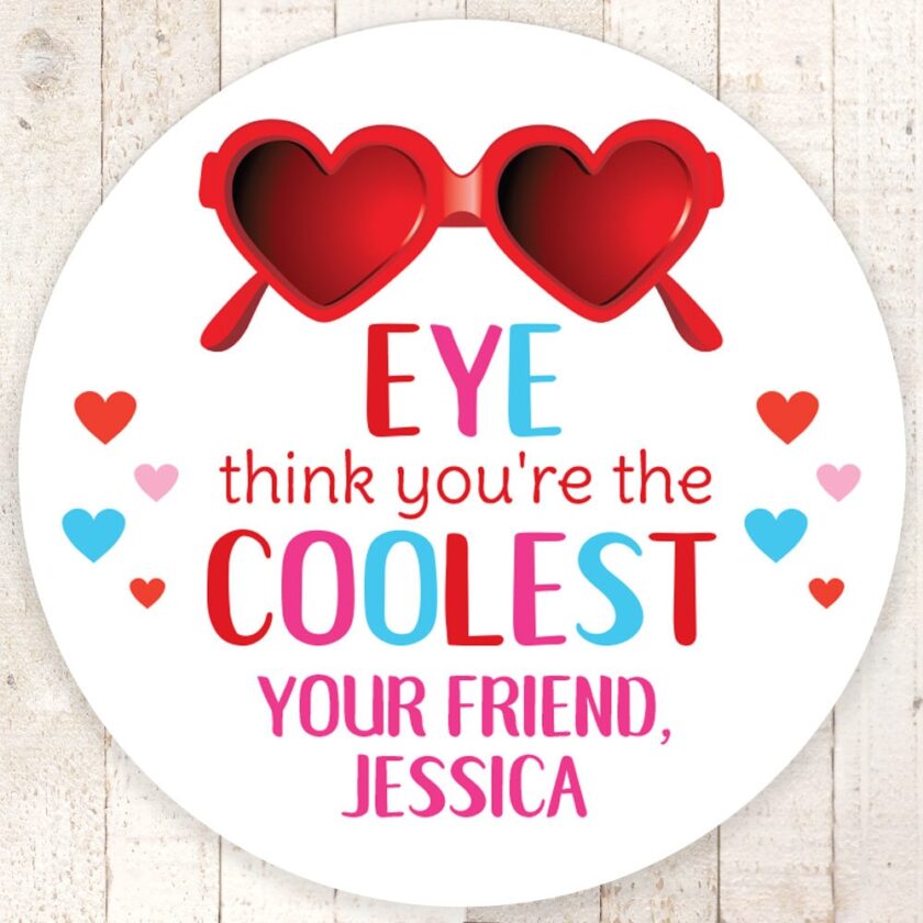 Valentine's Day Decorative Stickers Set of 24