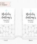 Baptism Party Favors Mint Labels Set of 24 - Image 5