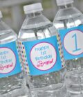 Colorful Polka Dot Water Bottle Labels Set of 10 - Image 3