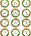 Reptile Theme Party Decorations Set of 24 - Image 4