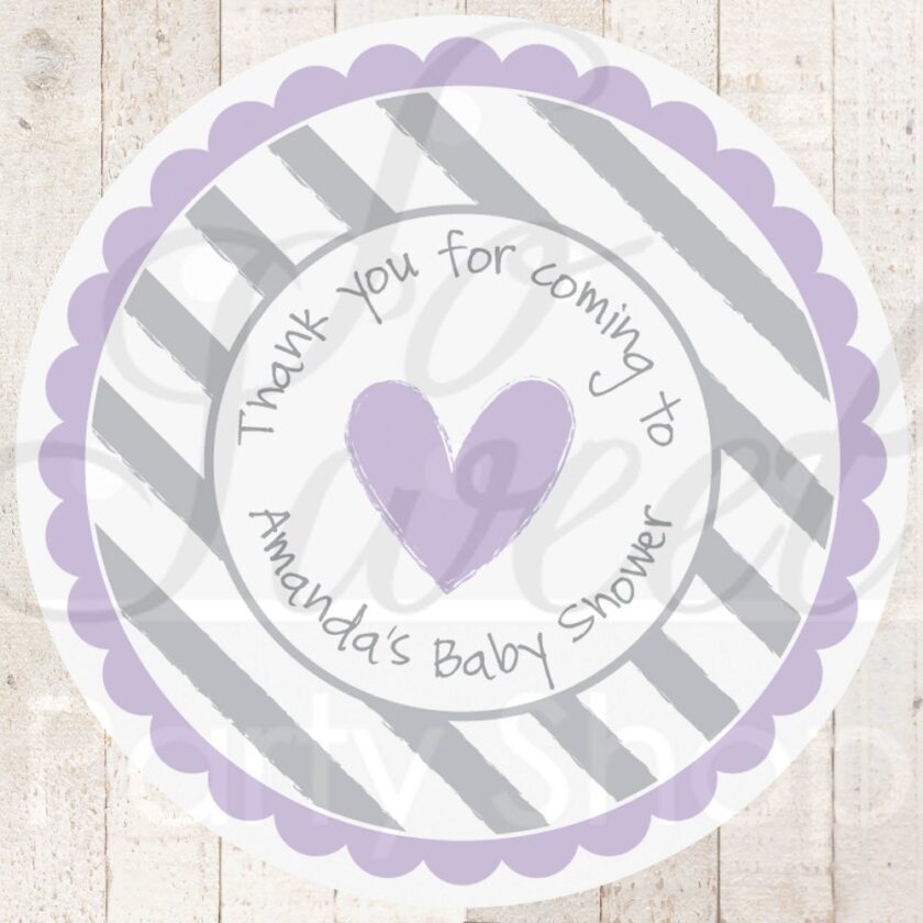 Baby Shower Sticker Labels Set - Image 2