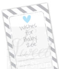 Baby Shower Heart and Stripe Sticker Set - Image 2