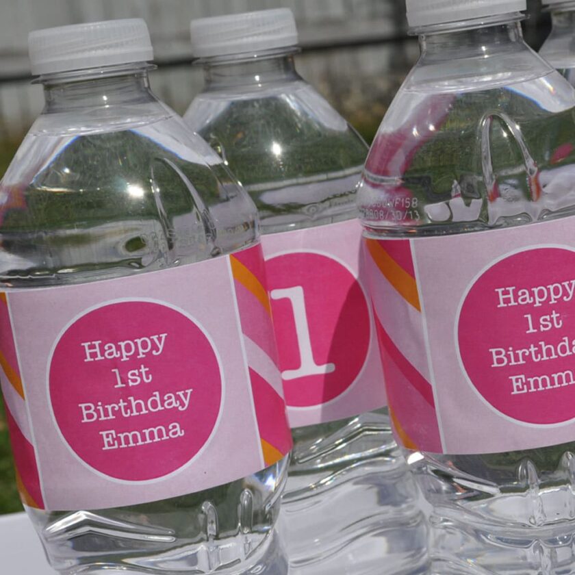 Birthday Favor Stickers Set of 24 - Image 3