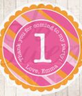 Birthday Favor Stickers Set of 24 - Image 4