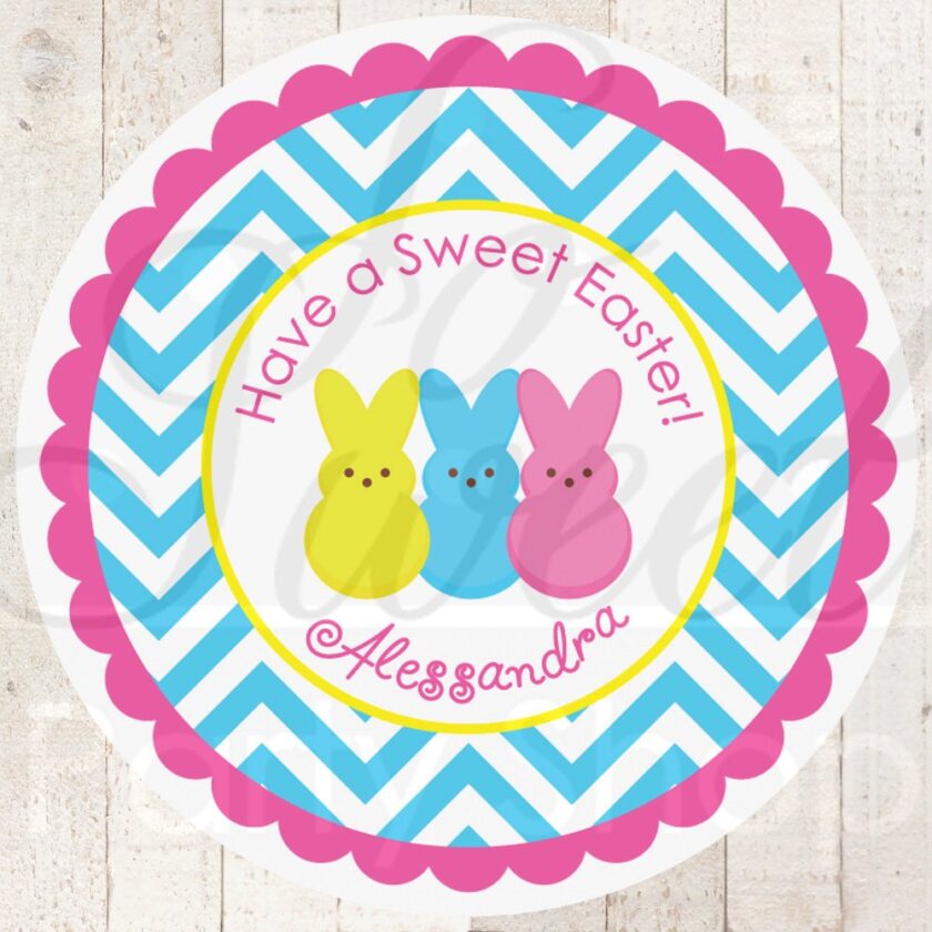 Easter Bunny Sticker Set