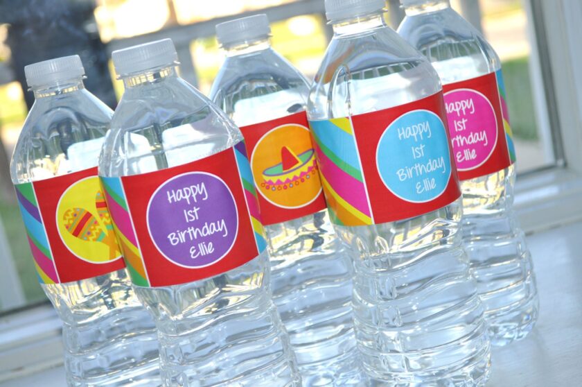 Fiesta Birthday Beverage Labels Set of 10 - Image 4