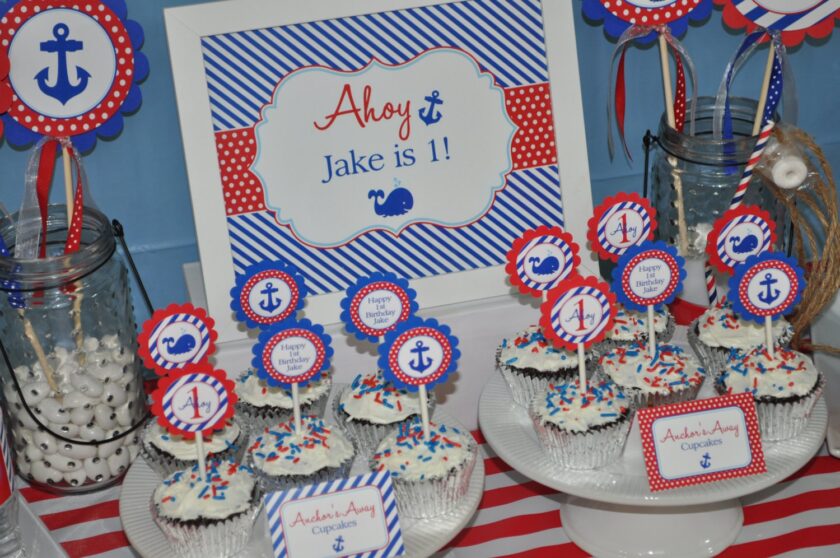 Nautical Birthday Water Bottle Labels Set of 10 - Image 3