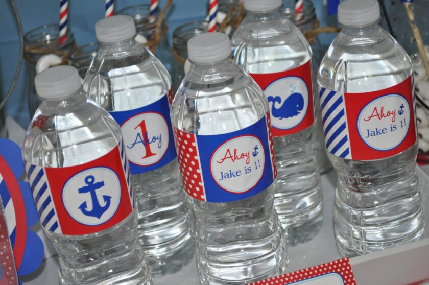 Nautical Birthday Water Bottle Labels Set of 10 - Image 4