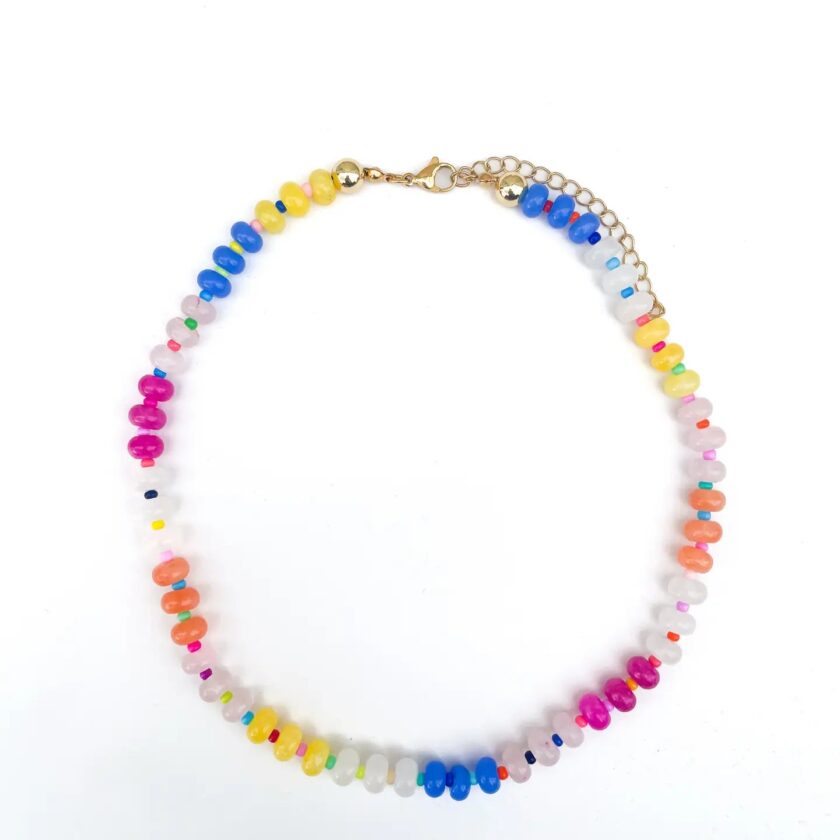 Rainbow Gemstone Necklace