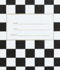 Checker Black Notebook - Image 2