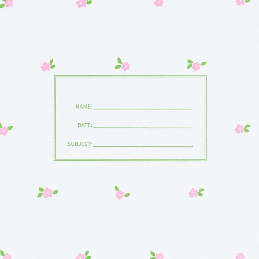 Mini Floral Pink Notebook - Image 2