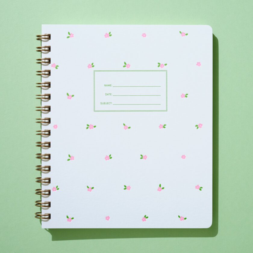 Mini Floral Pink Notebook - Image 3