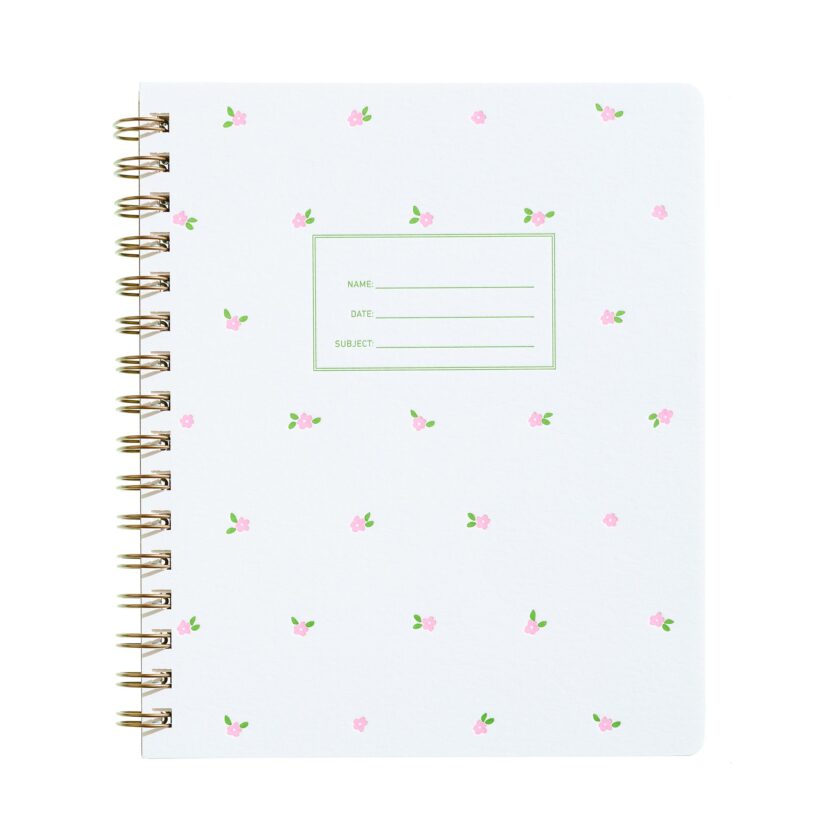 Mini Floral Pink Notebook - Image 4