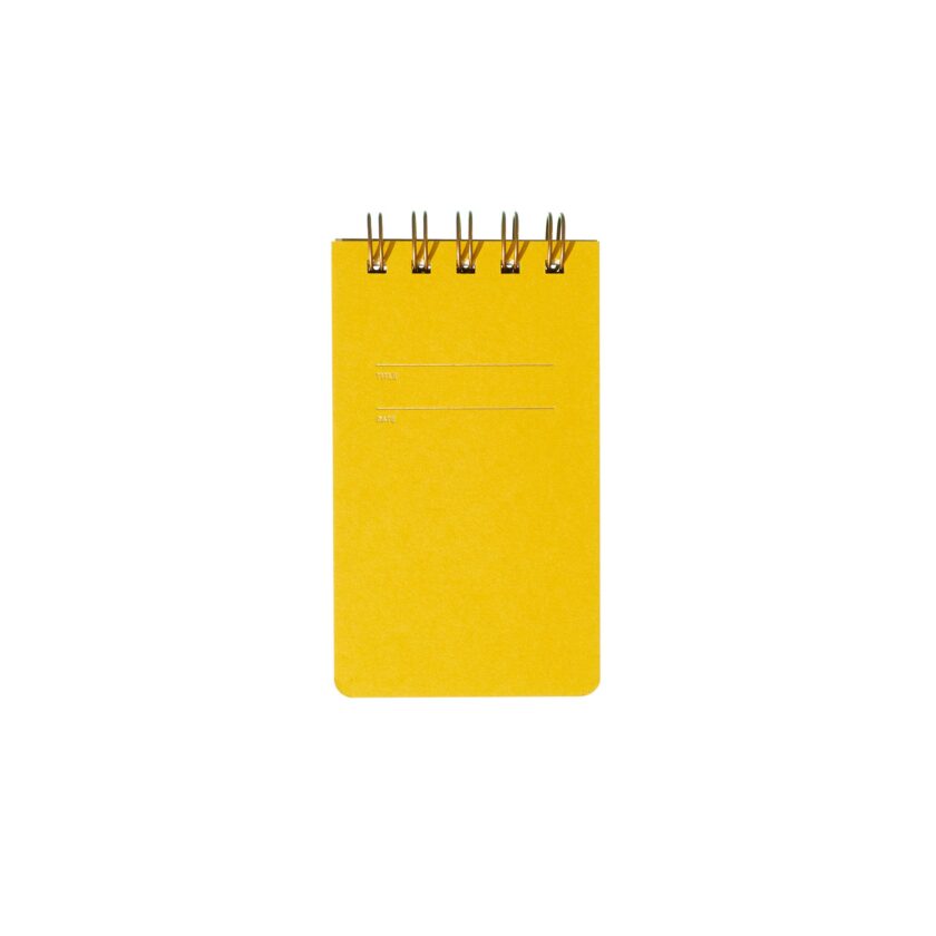 Compact Mustard Notebook - Image 3